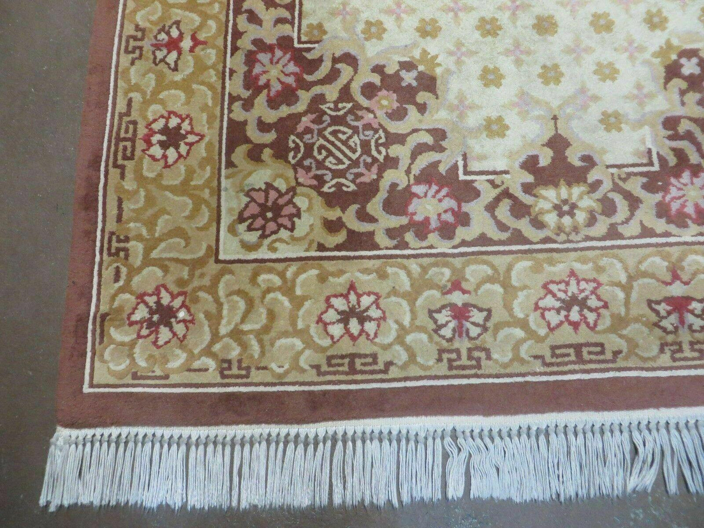 Vintage Chinese Wool Rug 4x6 - Nuvé