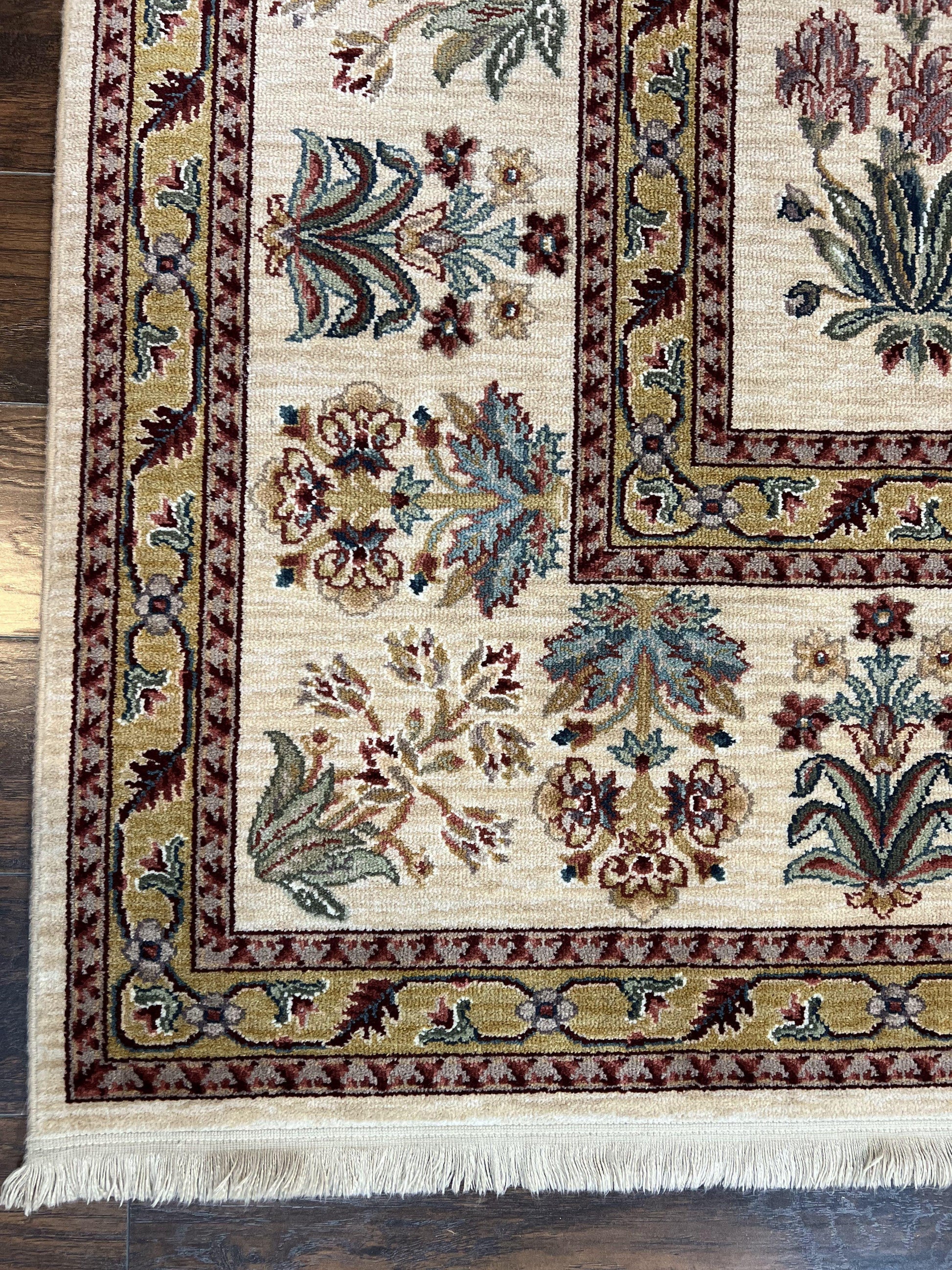 Karastan Rug 8.8 x 12, Ashara Amritsar #549, Oatmeal Color, Wool Pile Karastan Carpet, Discontinued Karastan Area Rug, Decorative - Nuvé