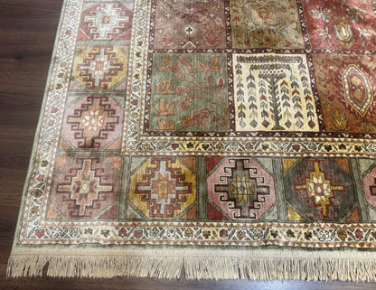 Panel Design Rug 8 x 10.6, Oriental Carpet, Belgium Power Loomed Rug - Nuvé