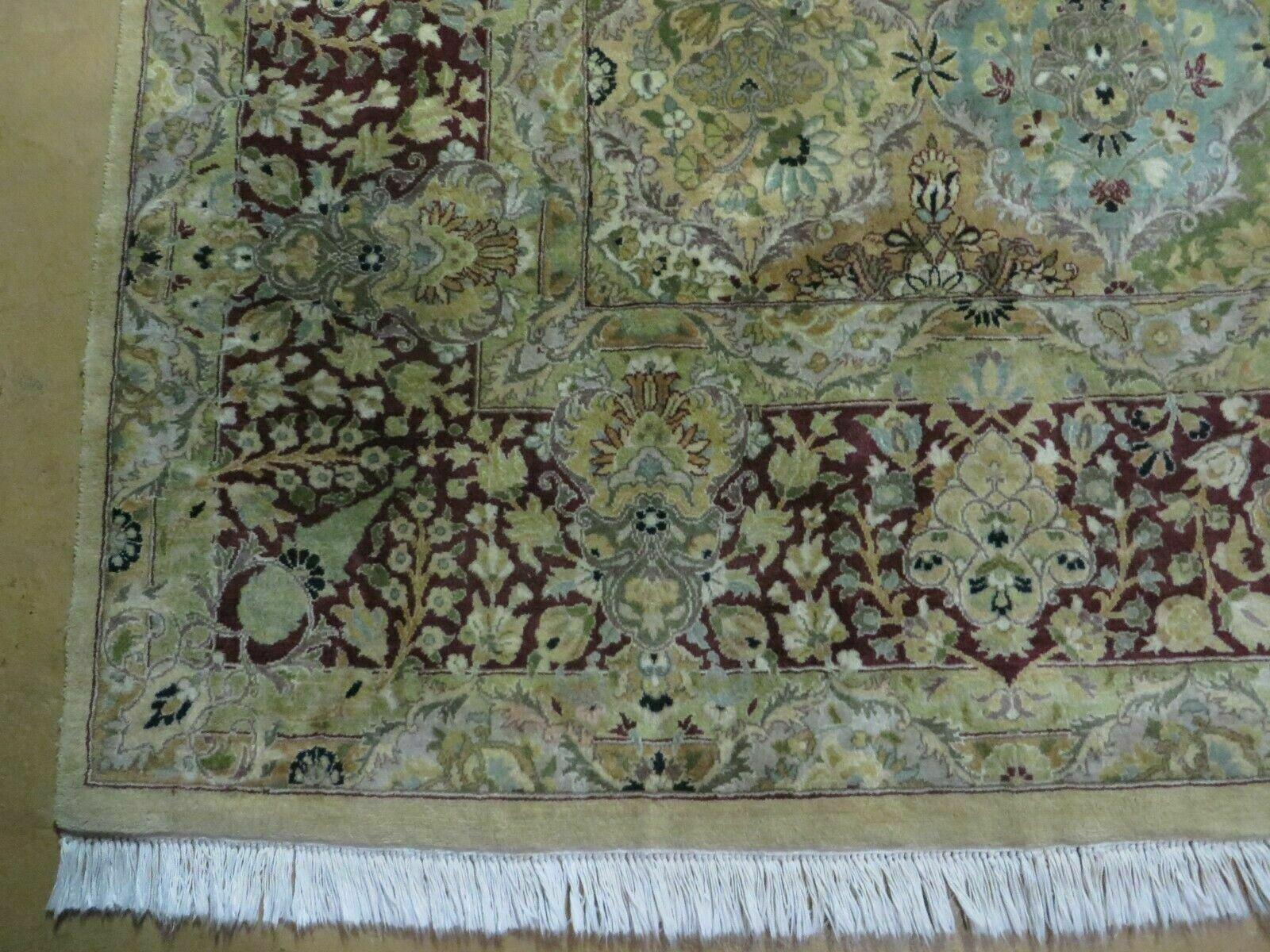 8' X 10' Safavieh Handmade Pakistan Oriental Floral Wool Rug Hand Knotted Organic - Nuvé