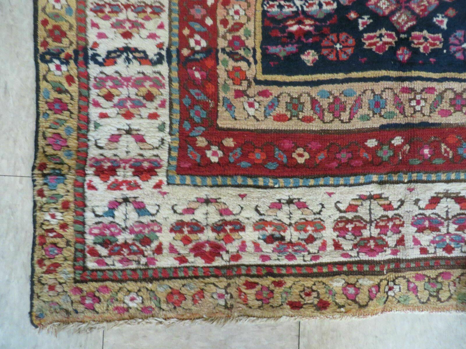 4' X11' Antique Handmade Turkish Anatolian Wool Corridor Kalegy Runner Rug - Nuvé
