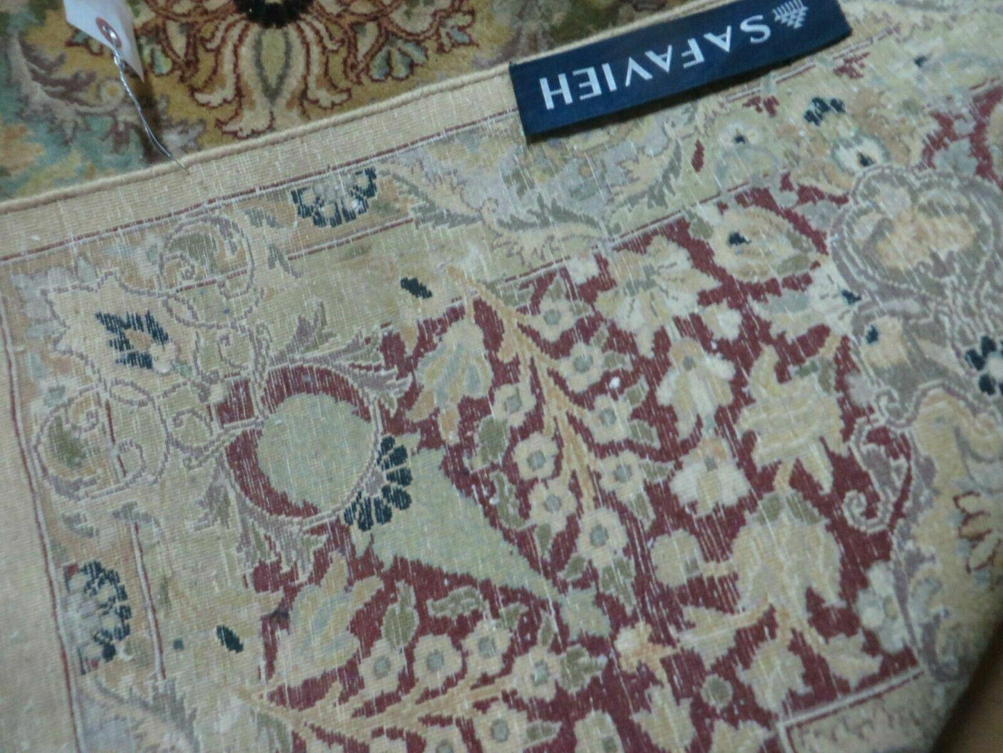 8' X 10' Safavieh Handmade Pakistan Oriental Floral Wool Rug Hand Knotted Organic - Nuvé