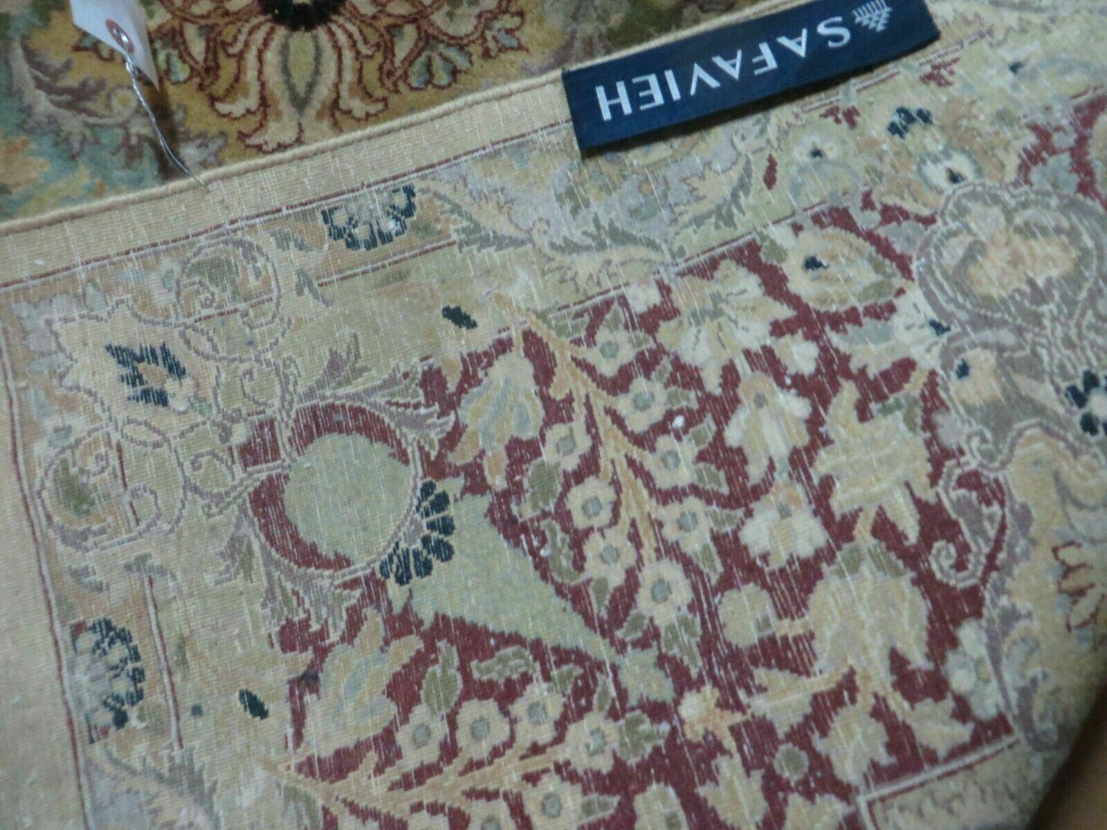 8' X 10' Safavieh Handmade Pakistan Oriental Floral Wool Rug Hand Knotted Organic - Nuvé