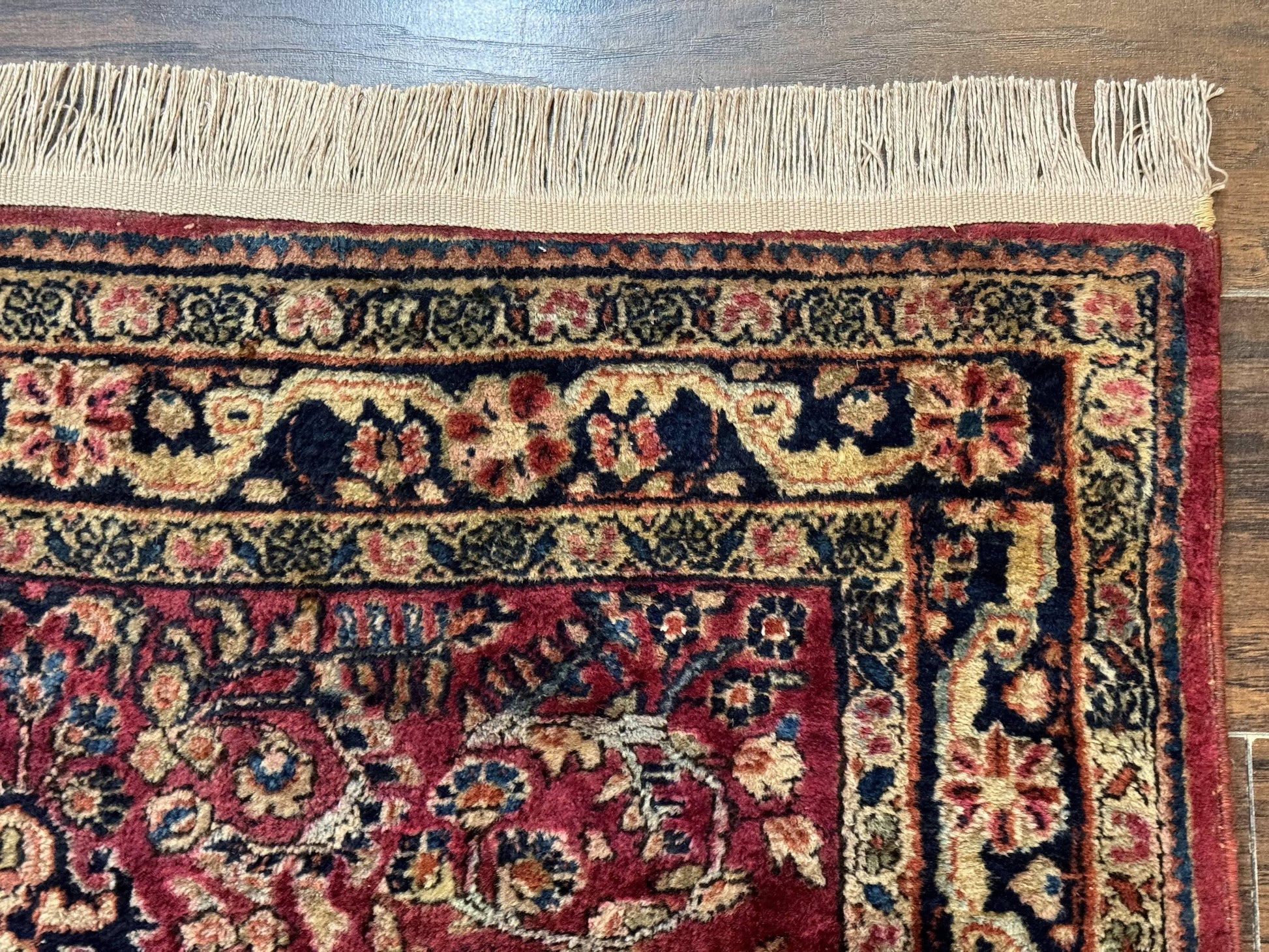Persian Sarouk Rug 3x5, Antique Persian Carpet - Nuvé