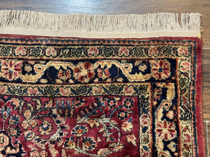 Persian Sarouk Rug 3x5, Antique Persian Carpet - Nuvé
