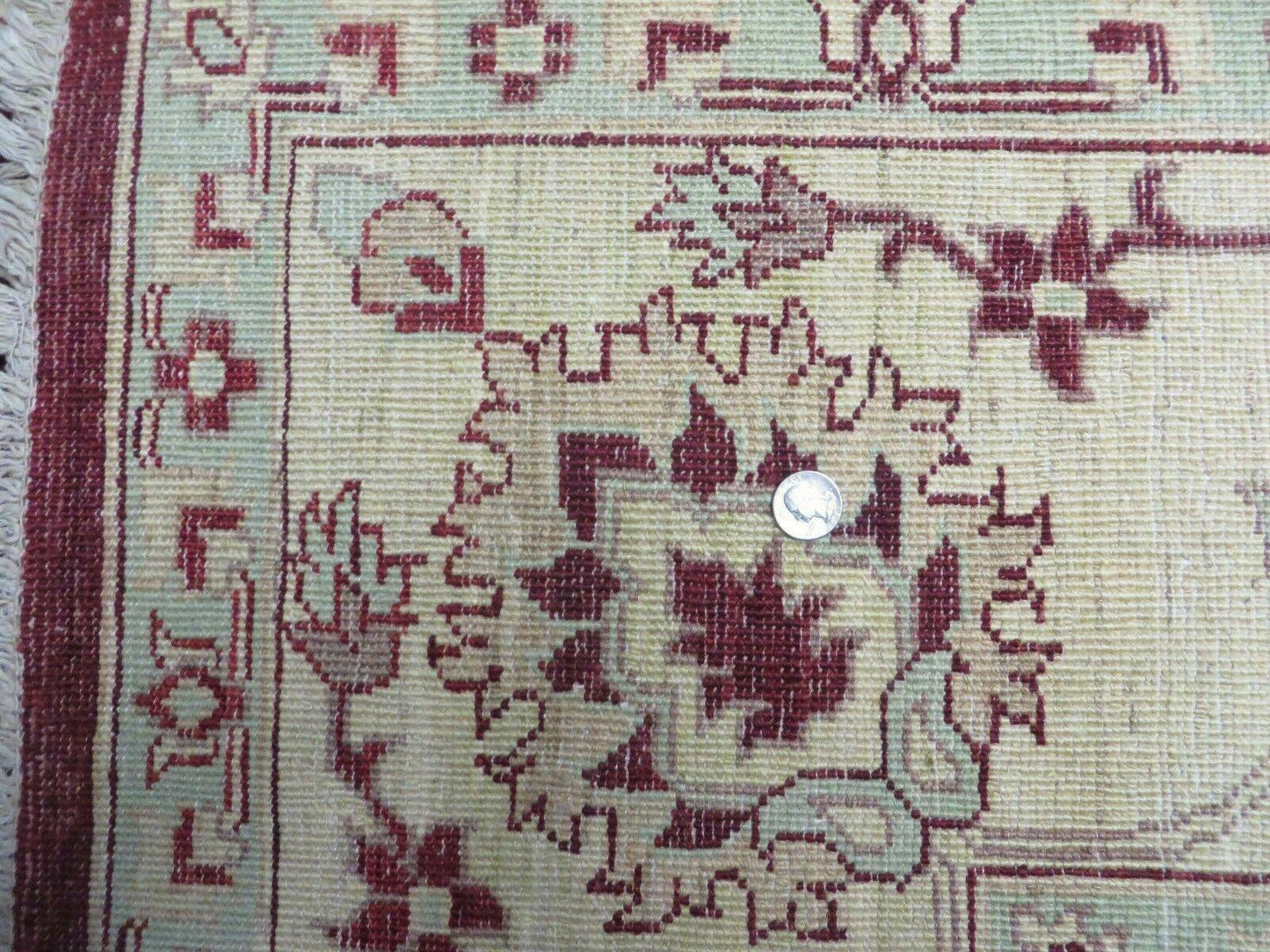 8' X 10' Vintage Fine Handmade Peshawar Agra Chobi Rug - Nuvé