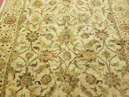 Belgium Power Loomed Rug 5x7, Vintage Oriental Wool Carpet, Beige - Nuvé