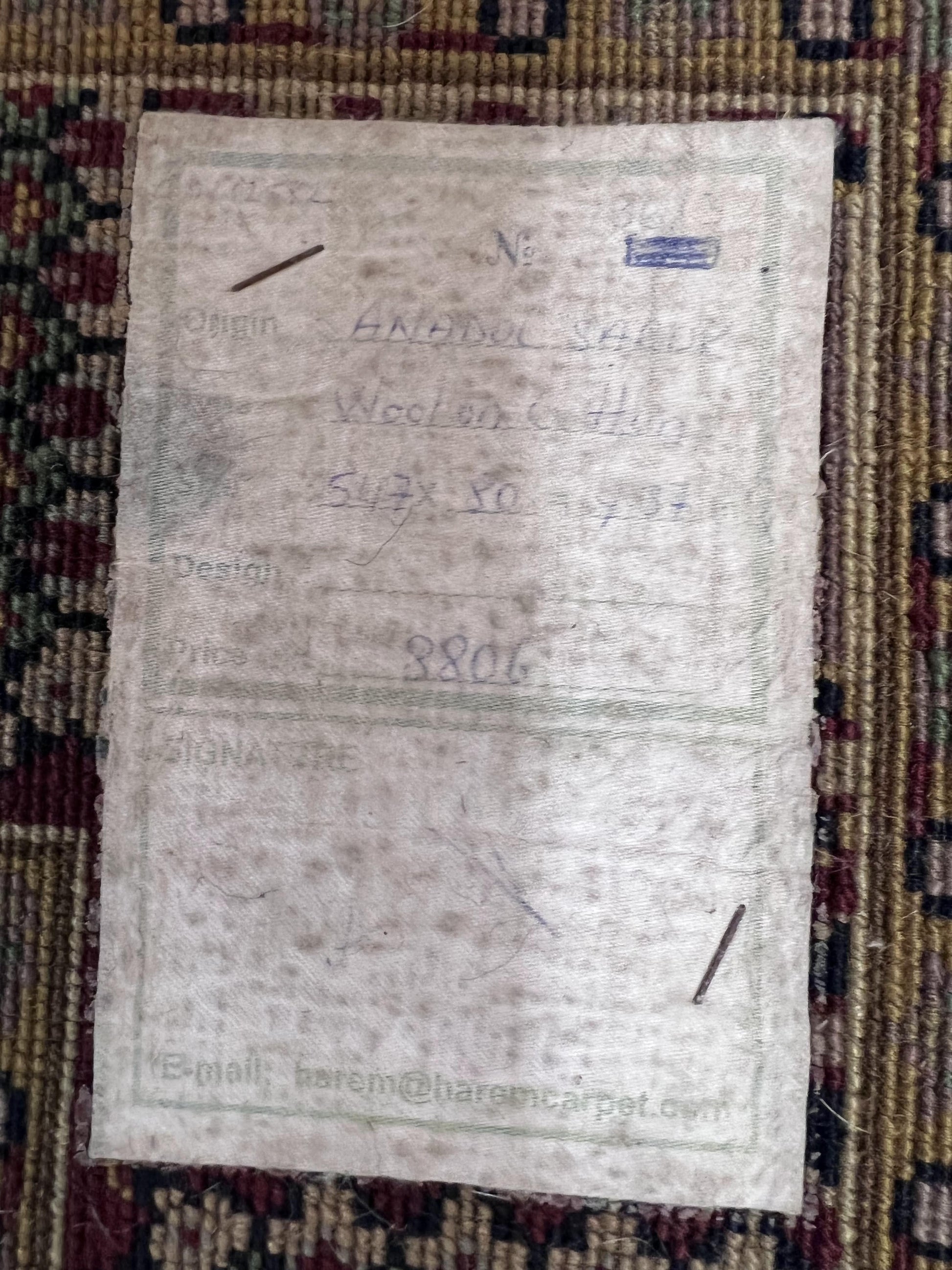 Indo Persian Runner 2.8 x 18, Long Skinny Hallway Wool Runner Rug, Hand Knotted Vintage Floral Allover Traditional Runner Dark Blue Burgundy - Nuvé