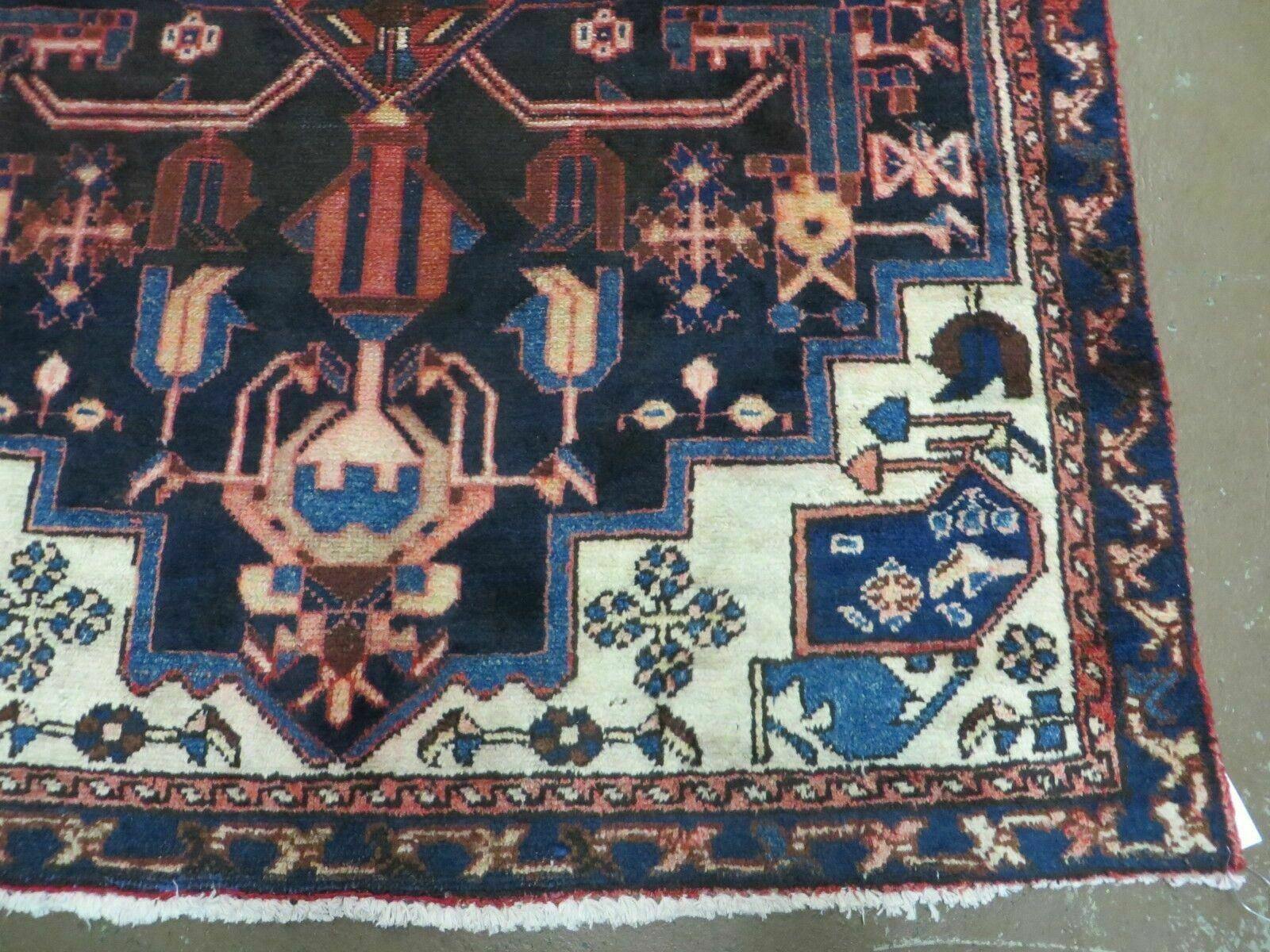 4' X 7' Antique 1920 Handmade Turkish Anatolian Wool Rug Veg Dye Nice - Nuvé