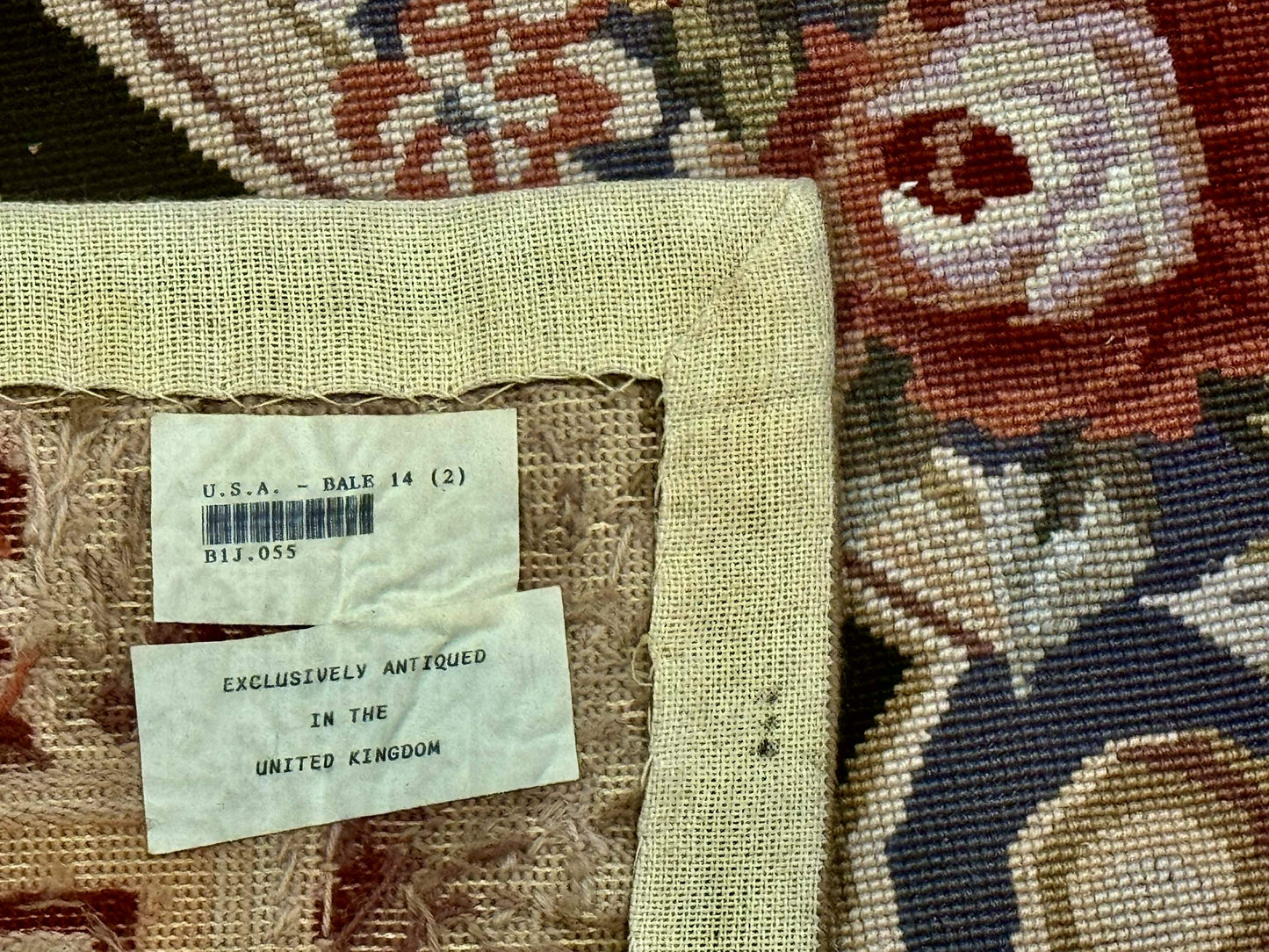 Wonderful Needlepoint Rug 10x14, Large Aubusson Carpet, Floral, Elegant, European Design - Nuvé