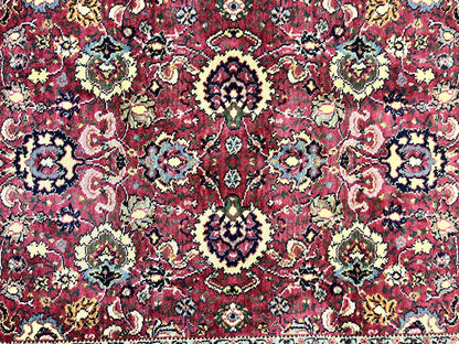 Karastan Rug 4x6, Williamsburg Herati #558, Wool Karastan Carpet, Vintage Karastan Persian Area Rug, Wool Pile - Nuvé