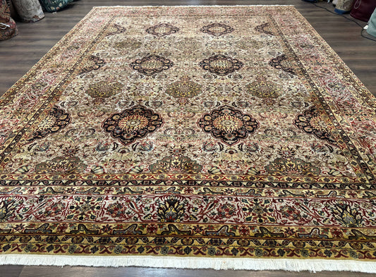 Indian Agra Rug 9x12, Fine Oriental Carpet - Nuvé