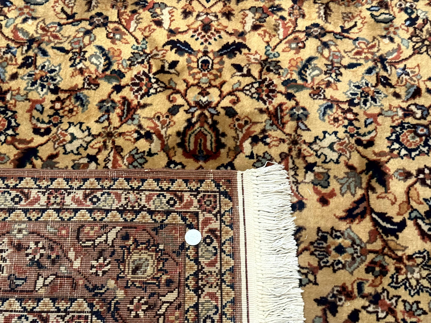 Indo Persian Rug 5x8, Light Tan/Camel, Allover Design - Nuvé