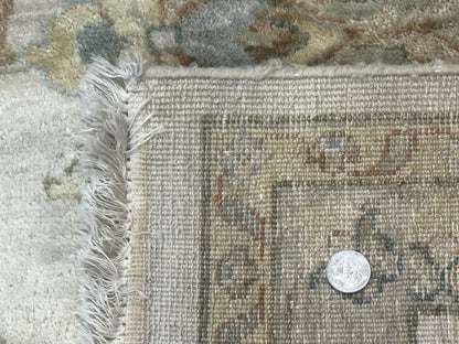 Palace Size Rug 12x15, Neutral Light Colors, Oat, Peshawar Chobi Oushak Rug, Handmade Wool Rug - Nuvé