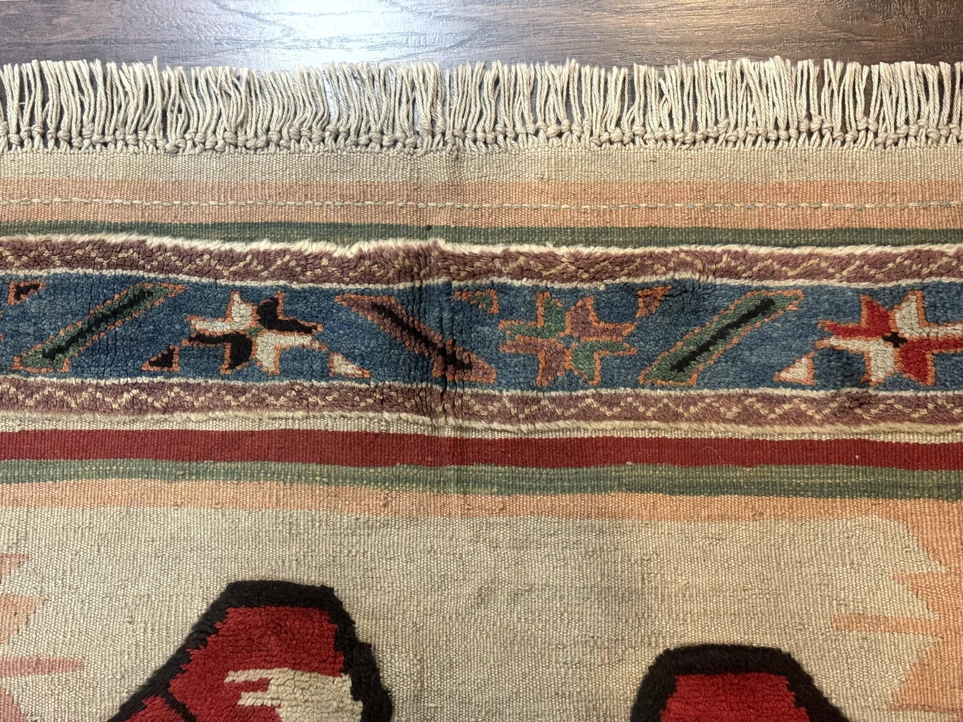 Turkish Kilim Rug 2.5 x 4.7, Flatweave Bohemian Blanket Rug, Wall Hanging Tapestry Rug - Nuvé