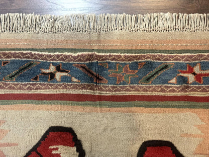 Turkish Kilim Rug 2.5 x 4.7, Flatweave Bohemian Blanket Rug, Wall Hanging Tapestry Rug - Nuvé