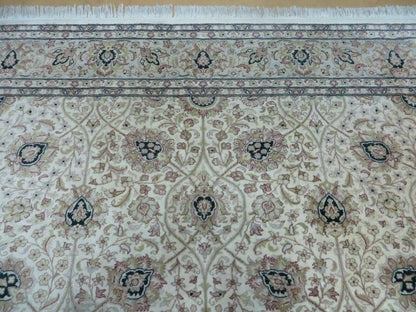 6' X 9' Vintage Fine Handmade Pakistan Oriental Floral Wool Rug Carpet Nice - Nuvé