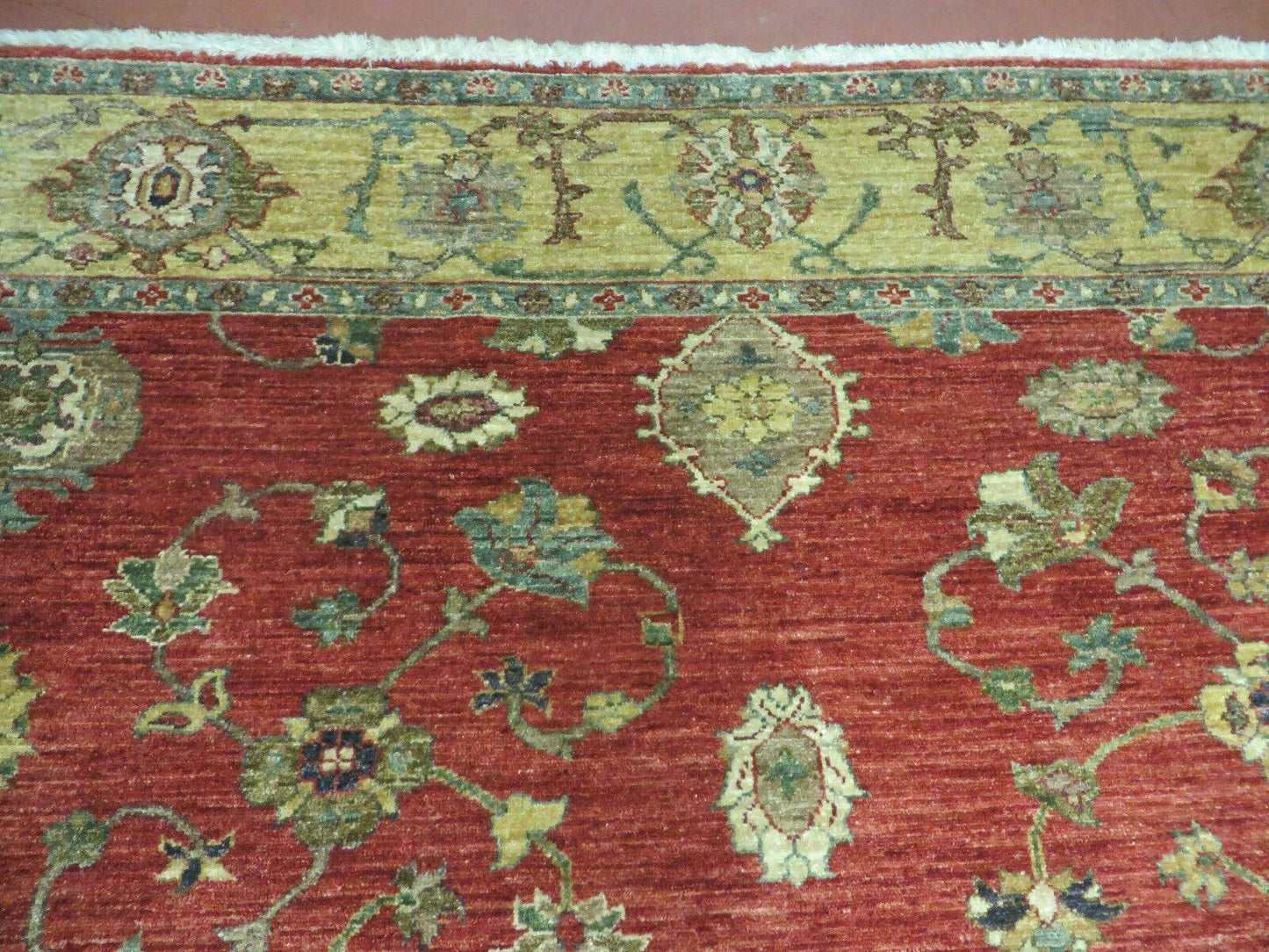 6.5' X 7' Vintage Handmade Egypt Agra Wool Rug Carpet Square Beauty - Nuvé