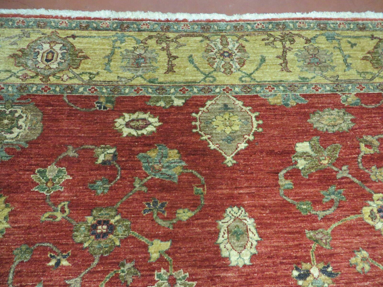 6.5' X 7' Vintage Handmade Egypt Agra Wool Rug Carpet Square Beauty - Nuvé