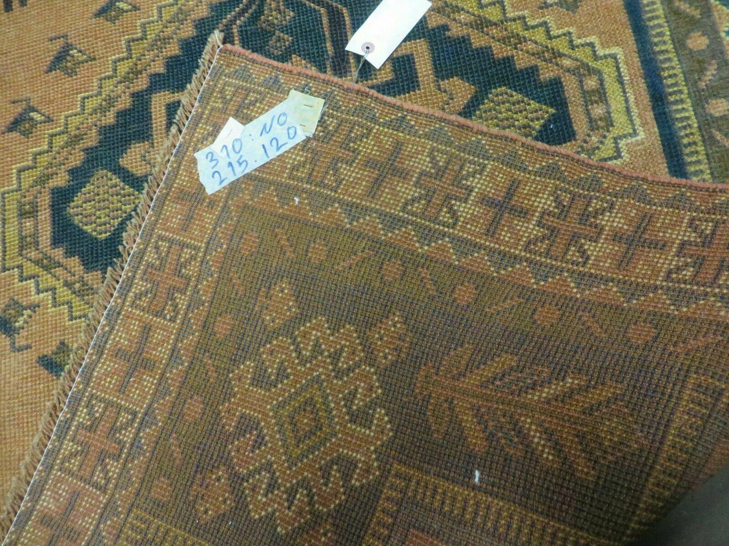 4' X 6' Antique Handmade Turkish Anatolian Wool Rug Camel Vegetable Dyes - Nuvé