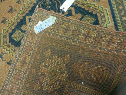 4' X 6' Antique Handmade Turkish Anatolian Wool Rug Camel Vegetable Dyes - Nuvé
