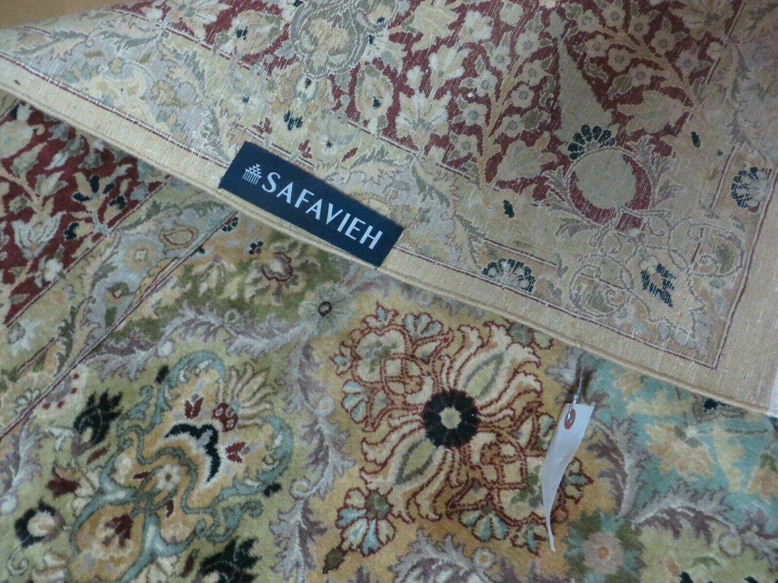 8' X 10' Safavieh Handmade Pakistan Oriental Floral Wool Rug Hand Knotted Organic - Nuvé