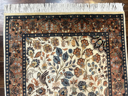 Small Pak Persian Rug 3x5, Peacock Birds Floral - Nuvé