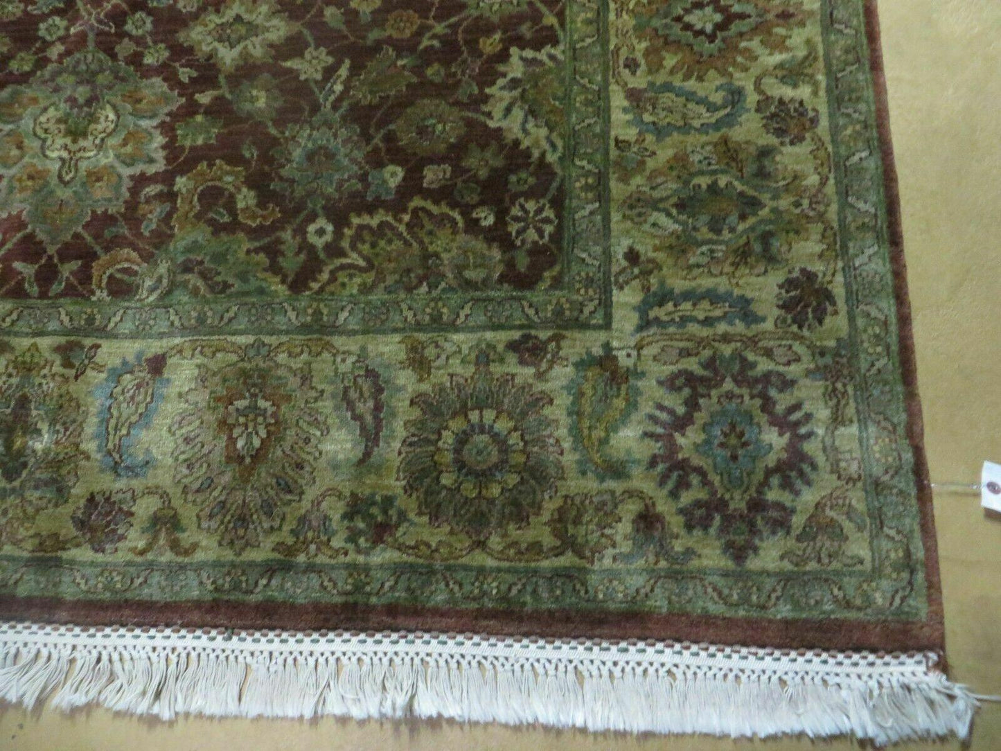 6' X 9' Handmade India Floral Oriental Wool Rug Carpet Tea Wash Red Hand Knotted - Nuvé