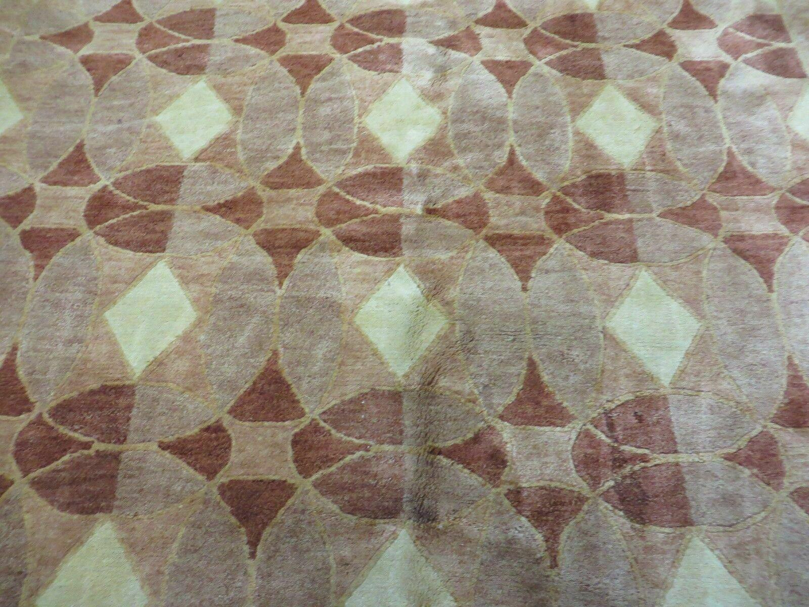 5' X 7' Modern Tibetan Nepal Art Deco Chinese Hand Knotted Wool Rug Decorative Contemporary Home Décor - Nuvé