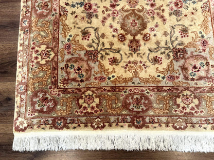 Sino Persian Rug 4x6, Wool and Silk Highlights, Fine 200 KPSI - Nuvé