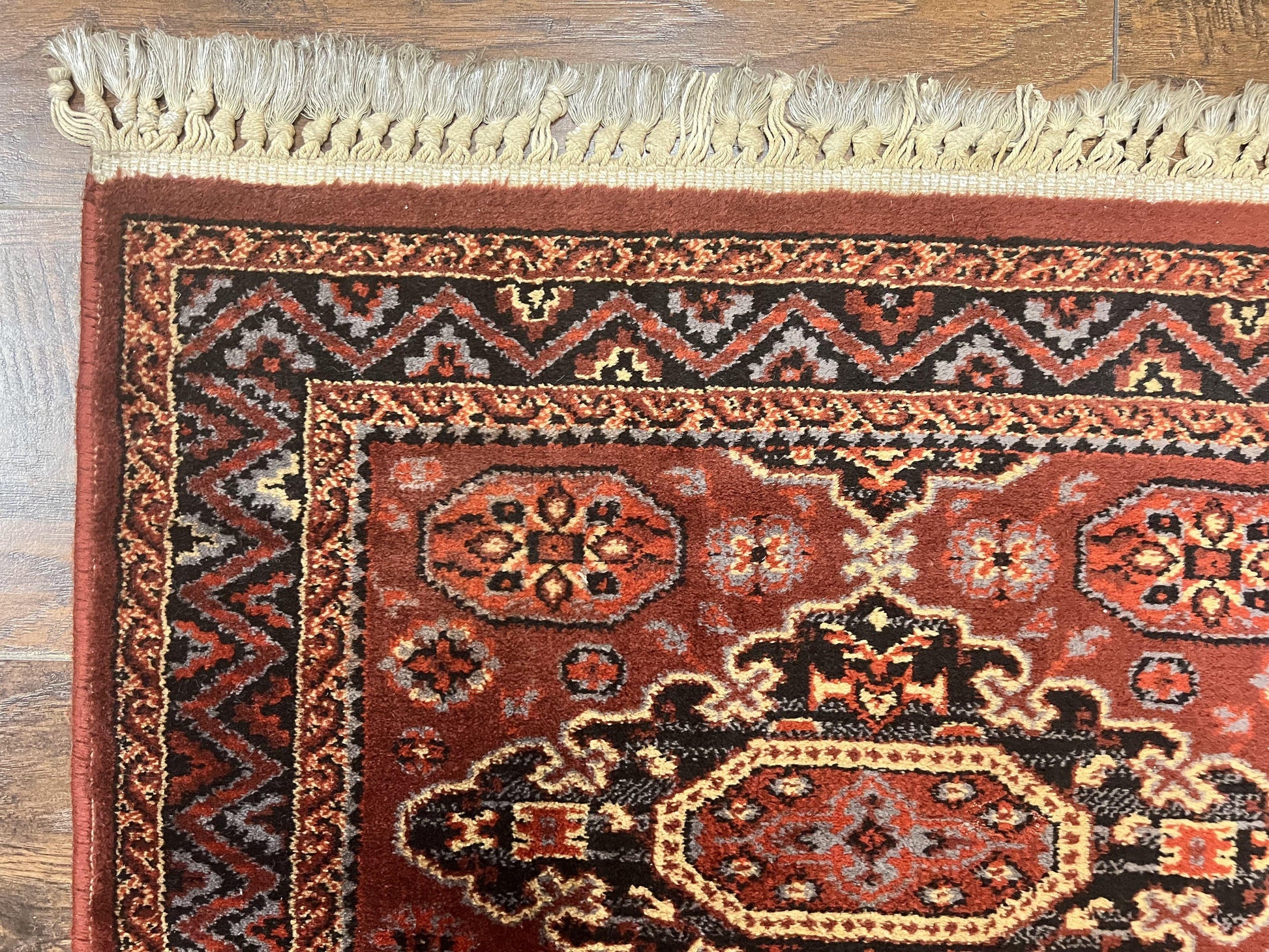 Belgium Power Loomed Runner Rug 2x9, Vintage Wool Rug for Hallway 2 x 9 ft, Red, Caucasian Persian Design, 9ft Runner - Nuvé