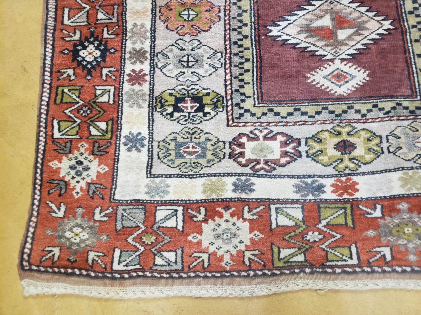 4x8 Turkish Rug - Turkish Oriental Carpet - Tribal Rug - Talesh Rug - Hand Knotted Wool Area Rug 4' 4" x 7' 6" Bedroom Rug Vintage - Nuvé