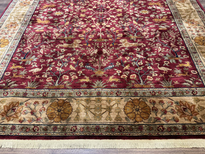 Karastan Rug 8.8 x 10, Antique Legends Emperor's Hunt 2200-204, Wool Vintage Discontinued Karastan - Nuvé