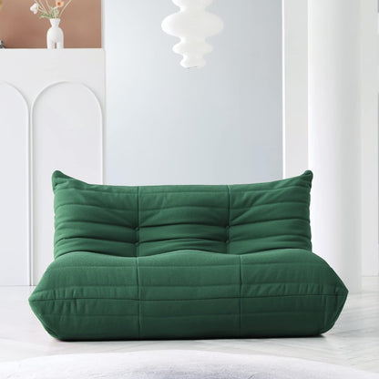 Muku Bouclé Chair - Green - 2 Seater - Nuvé