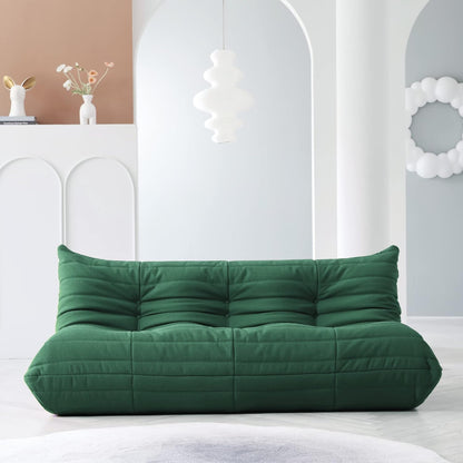 Muku Bouclé Chair - Green - 3 Seater - Nuvé