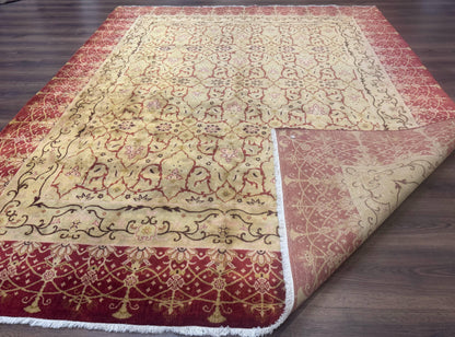 Pak Persian Rug 8x10, Allover Pattern, Gold-Tan, Fine 200 KPSI - Nuvé