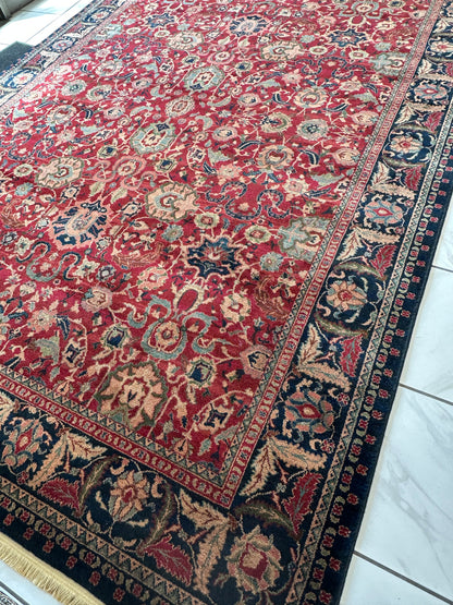 Karastan Samovar Teawash Wool Rug – 8’8” x 12’ – Vintage Elegance, Excellent Condition - Nuvé