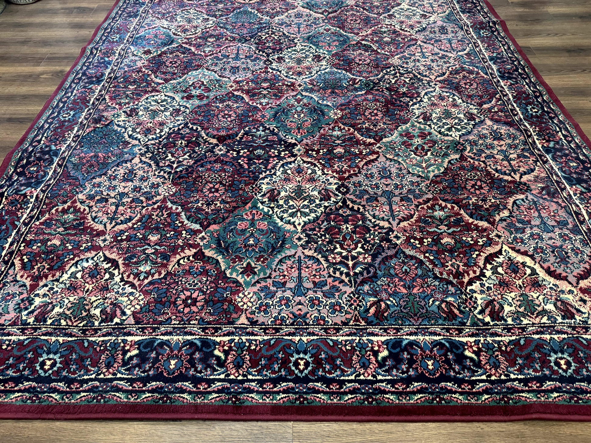 Multicolor Panel Kirman Rug 8x11 - Nuvé
