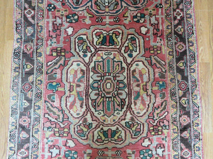 3' 9" X 10' 6" Semi Antique Handmade Turkish Wool Runner Rug - Nuvé