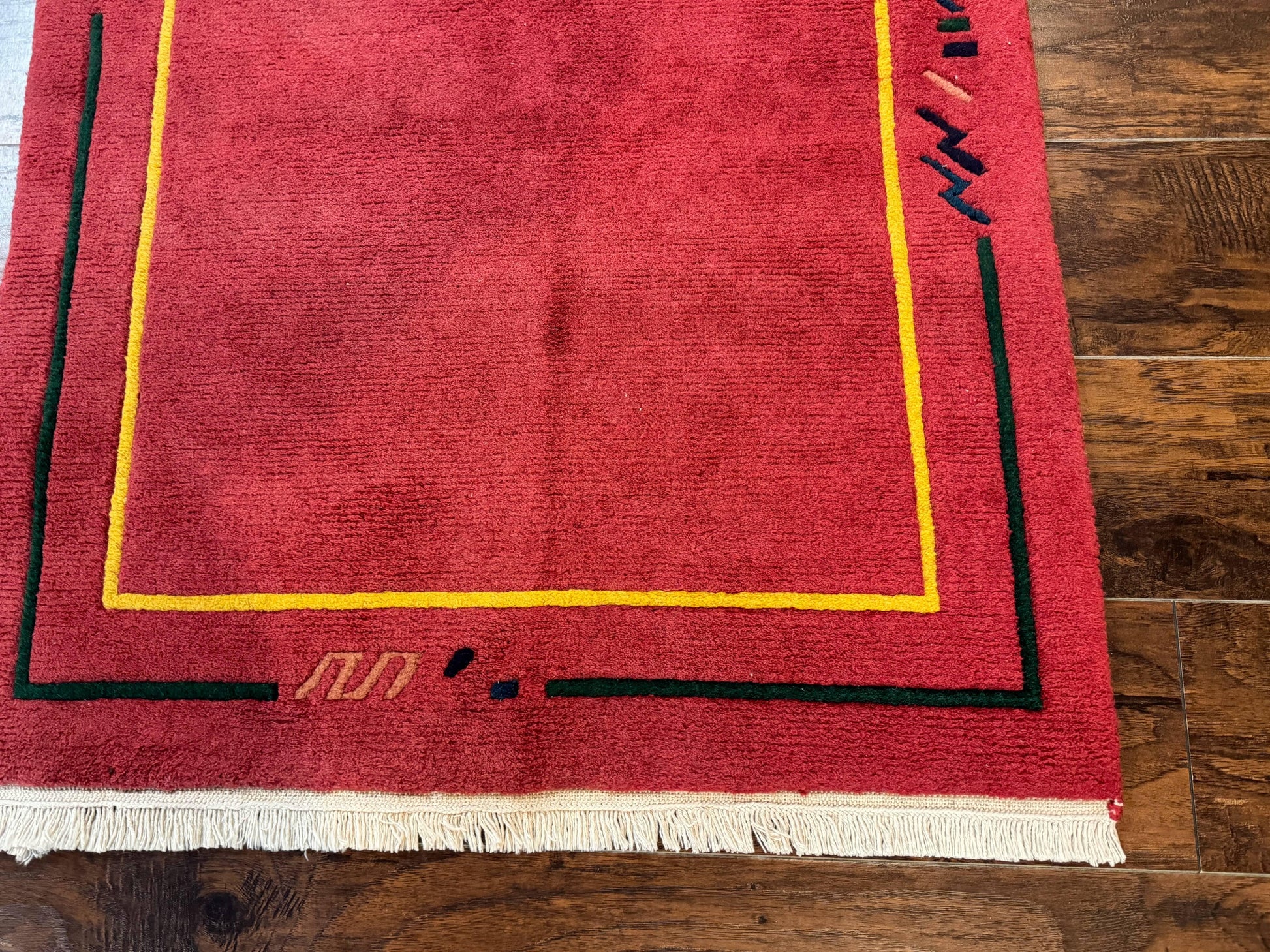 Indo Persian Gabbeh Rug 3x5, Red - Nuvé