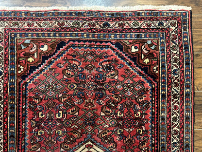 Antique Persian Tribal Rug 3.6 x 5, Hamadan Angelas Rug - Nuvé