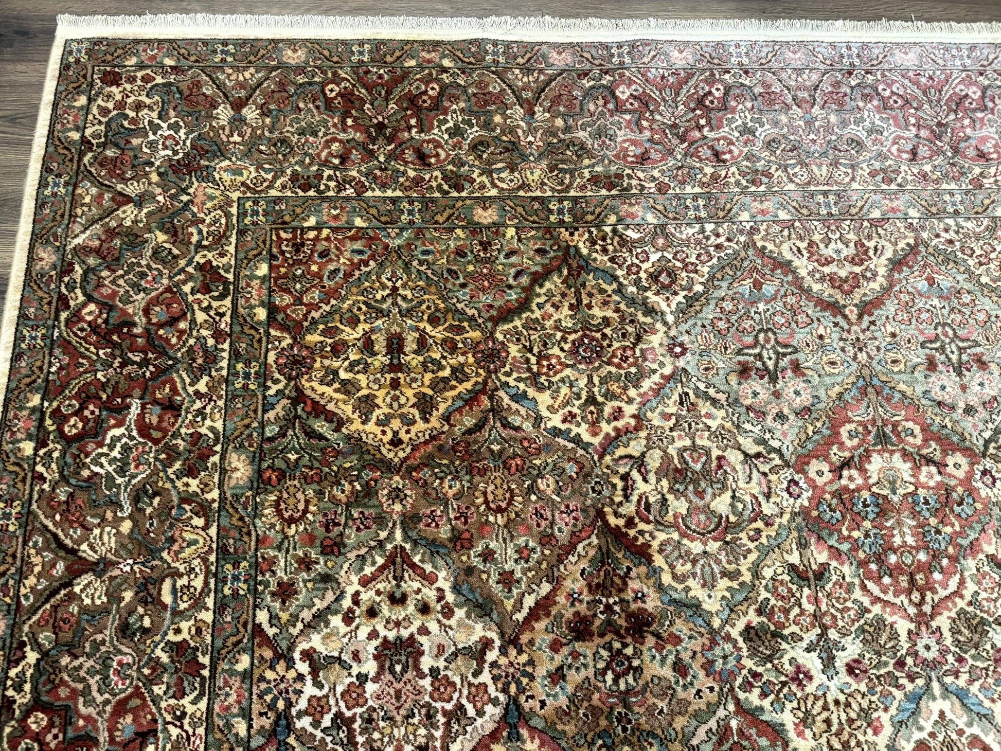 10x14 Karastan Empress Kirman Rug #700/719, Vintage Wool Discontinued Karastan - Nuvé