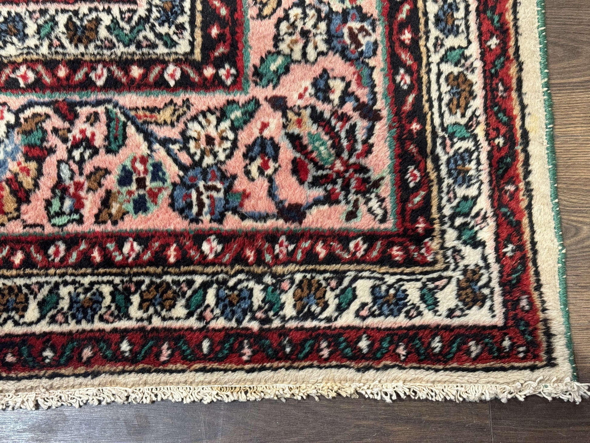 Palace Size Persian Rug 10 x 21 ft, Antique Hamadan Bibikabad Carpet, Handmade Antique Wool Oversized Rug, Ivory, Semi Open Field - Nuvé