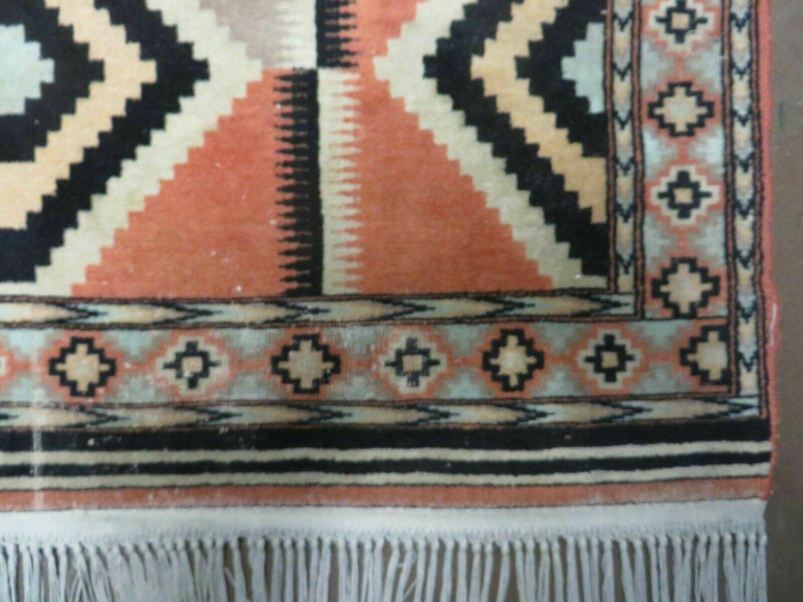 4' X 6' Vintage Handmade Turkish Melas Oushak Wool Rug Carpet Mehrab Red Nice - Nuvé
