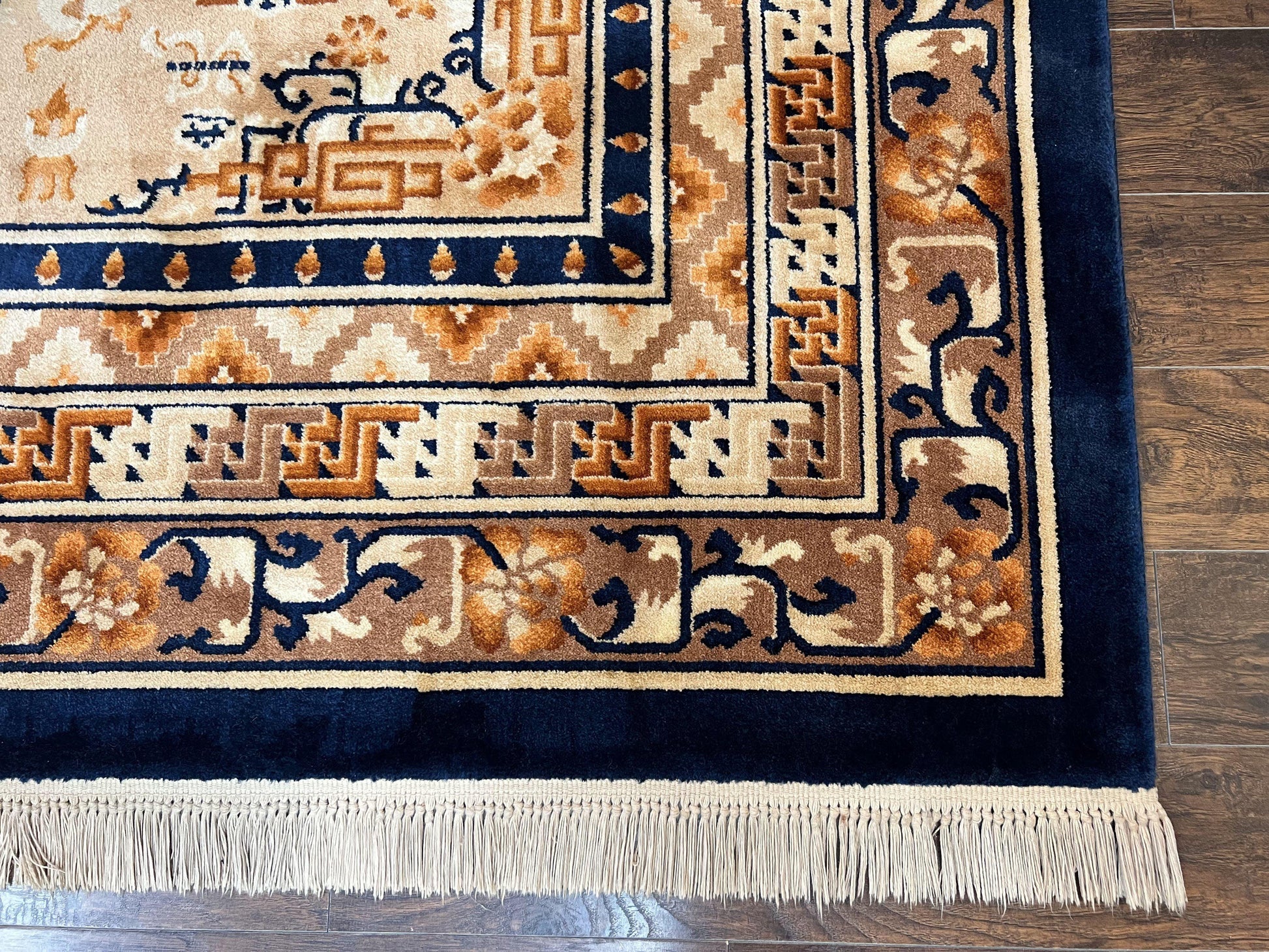 Karastan Rug 8.8 x 12, Cathay Medallion #727, Wool Karastan Carpet, Original Collection 700 Series, Discontinued, Vintage Karastan Area Rug - Nuvé
