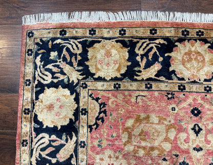 Indian Agra Rug 6x9, Allover Pattern, Traditional Wool Oriental Carpet - Nuvé