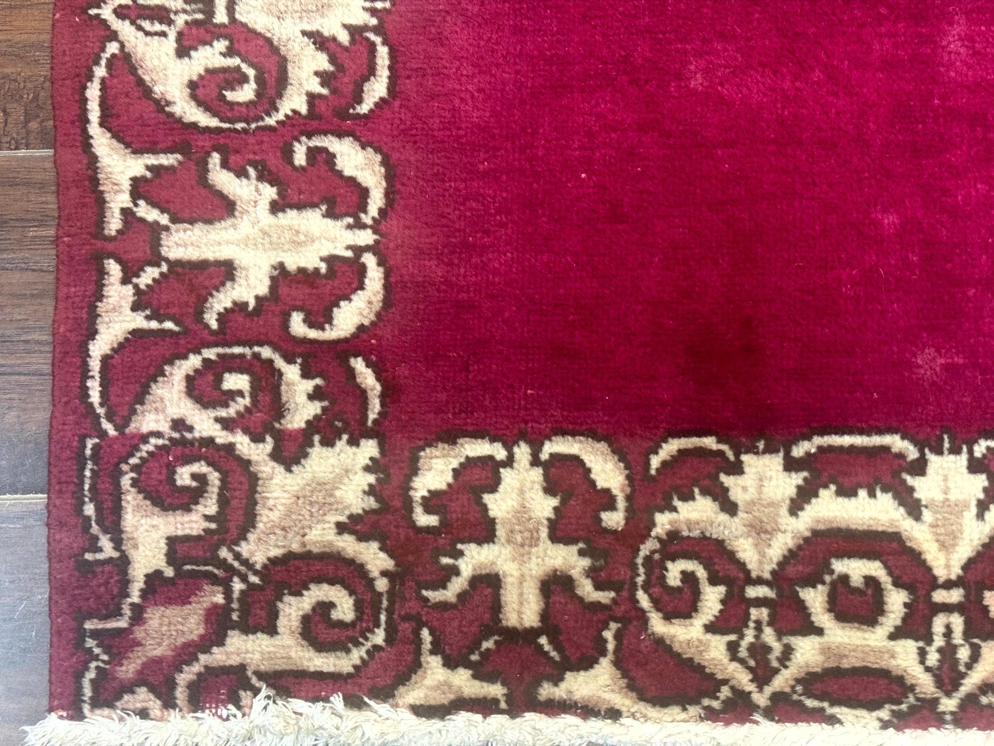 Red Persian Kerman Runner Rug 3x16 - Nuvé