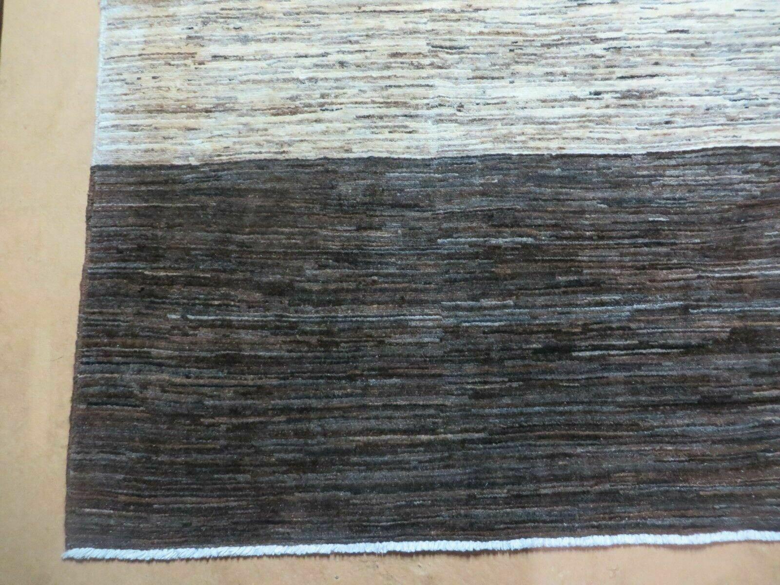 6' 6" X 8' Modern Tibetan Nepal Art Deco Chinese Hand Knotted Wool Rug Nice - Nuvé