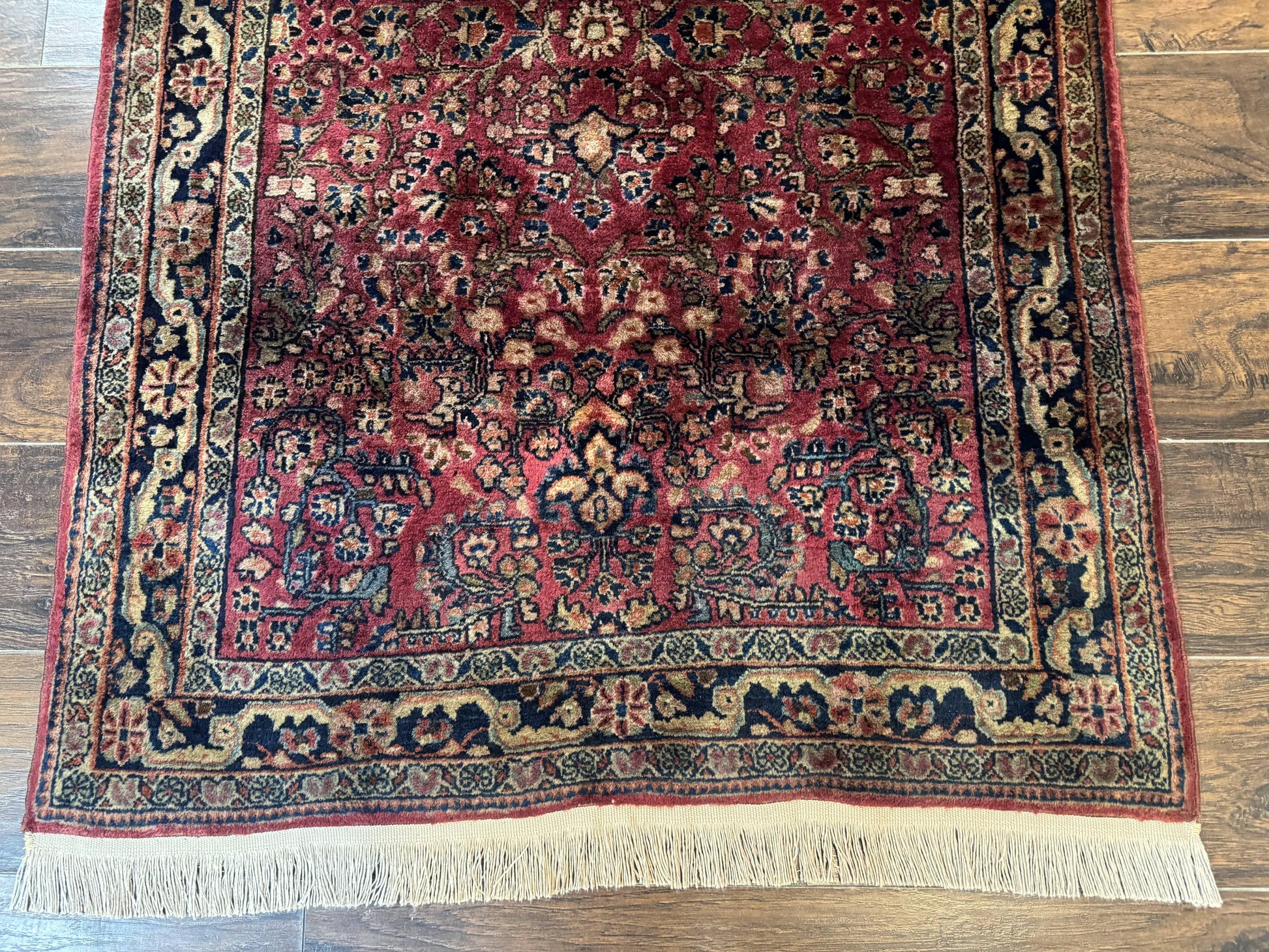 Persian Sarouk Rug 3x5, Antique Persian Carpet - Nuvé