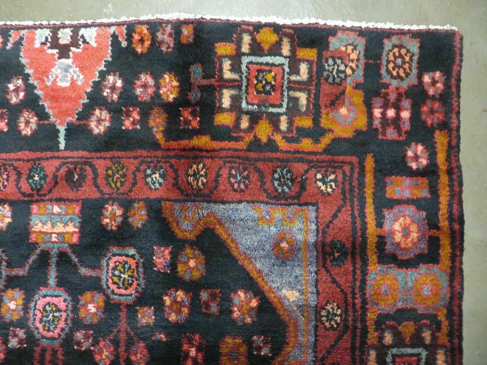 4' X 10' Antique Handmade Tribal Turkish Oriental Floral Wool Rug Organic Nice - Nuvé